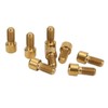 RISK 8Pcs Mountain Bike Pedal Bolts Titanium Alloy Anti Slip