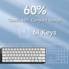 KEMOVE K61SE Gaming Mechanical Keyboard, 60 Percent Wired RGB Backlit