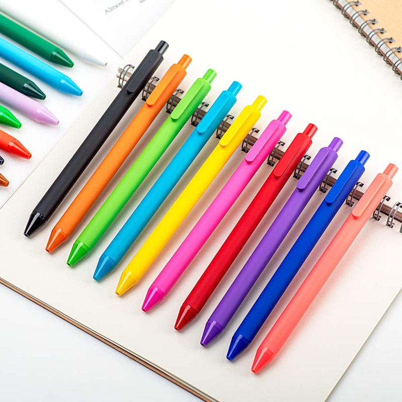 KACO Soft Touch Retractable Gel Ink Pens 0.5mm Fine Point
