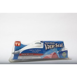 Packmate 95000 Vacu-Seal Starter Kit with Handheld Vacuum Sealer and Bags