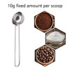 10G Coffee Scoop Stainless Steel Measuring Scoop Long Handle with