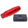 Tattoo Machine Kit Red Motor Pen LED 2 Channel Output