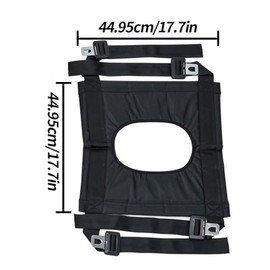 tagfeu 1*Chair Cushion for Patient Lift Transfer Chair (with Hole)