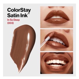 Revlon ColorStay Satin Ink Long Lasting Lipstick 003 In So Deep, 0.17oz