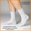 Sockenkauf24 12 Pairs Unisex Socks without Rubber Print 100% Cotton