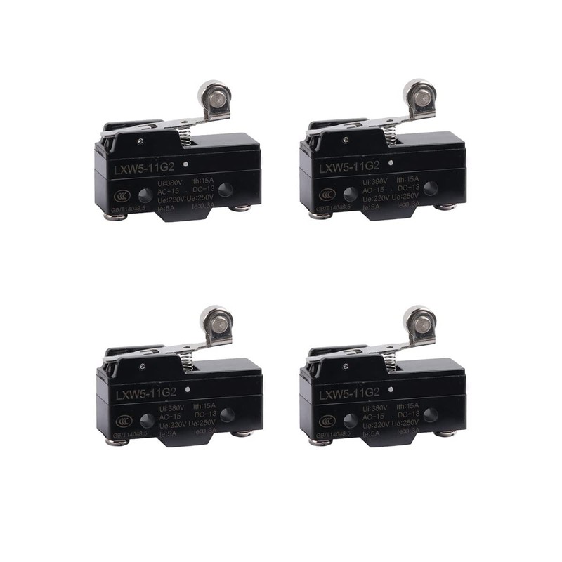 Boxonly 250V Microswitch LXW5-11G2 Limit Switch Quick-Acting Button Microswitch Limit