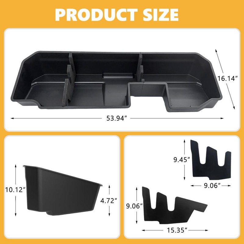 YoCenSe Car Underseat Storage Box Fitment for Chevy Silverado/GMC Sierra