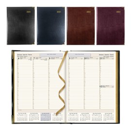 Brownline® 2025 Executive Weekly Planner, Appointment Book, 12 Months, January to December, Sewn Binding, 10.75" x 7.75", Assorted Colors, Trilingual (CBE512.ASX-25)