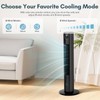 KISSAIR Tower Fan with Remote, Cooling Fans that Blow Air