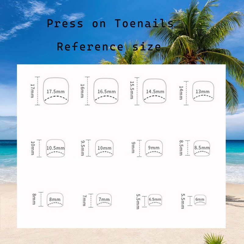 Press on Toenails Short Square Fake Toenails Solid Color Toe