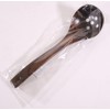 Round Criss Cross Hole Bright Soup Ladle Small