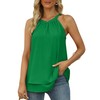 Summer Halter Tops for Women 2023 Tank Tops Dressy Double