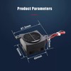 PTC Car Fan Air Heater, DC 12V 50W Heater for