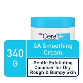 CeraVe SA Smoothing Cream for Rough and Bumpy Skin 340g with Salicylic Acid and 3 Essential Ceramides