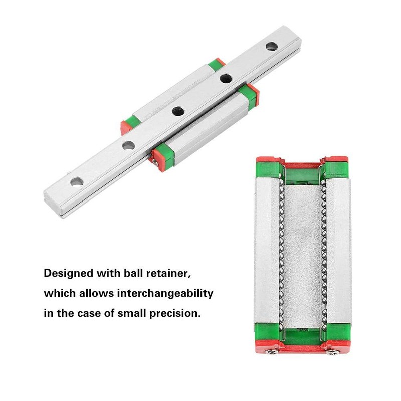 MGN9H 100mm Miniature Linear Rail,Linear Guide Rail + Linear Guide