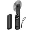 Aecooly Slim Portable Fan with Digital Display, Thin Handheld Fan,