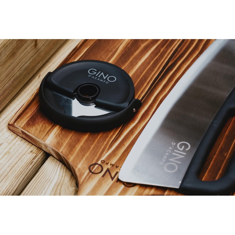 Gino D'Acampo Premium Disc-Style Pizza Cutter with Stainless Steel Removable
