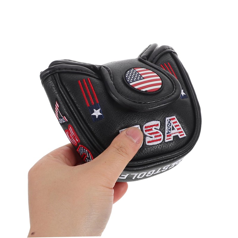 WOONEKY Stylish PU Mallet Headcovers for Secure Protection of Golf