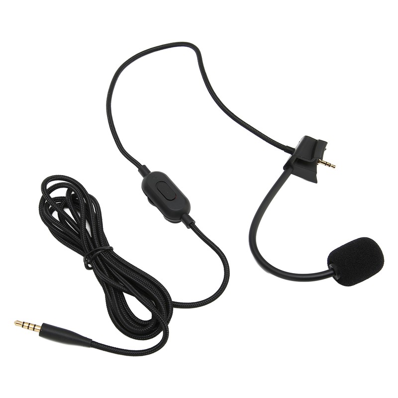 Cantilever Microphone Cable Earphone Audio Cable with Volume Control Mute