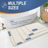 OLANLY Toilet Rugs U-Shaped 24x20, Extra Soft Absorbent Thick Memory