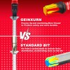 Geinxurn 30 Pieces T10 Impact Tough Magnetic Screwdriver Bit Set,
