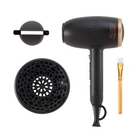 Cricket Binge Power Gloss Hair Dryer with Diffuser Professional Salon High Power, Heat, Shine, Fast Drying, Lightweight, Black