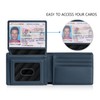 RUNBOX RUNBOX Men's Wallets Slim Rfid Leather 2 ID Window