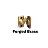 QCAA Heavy Forged Solid Brass Door Latch, 90 Degree Right