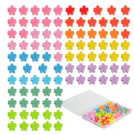 Mini Flower Hair Clip Flower Clips,Colorful Mini Hair Claw Small Hair Clips,Baby Hair Clips Toddler Hair Clips for Women Girls Bangs Strong Grip Tiny Flower Hair Clips (100, Assorted)