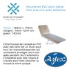 aztex PVC Protective Massage Table Cover With Tie Tapes
