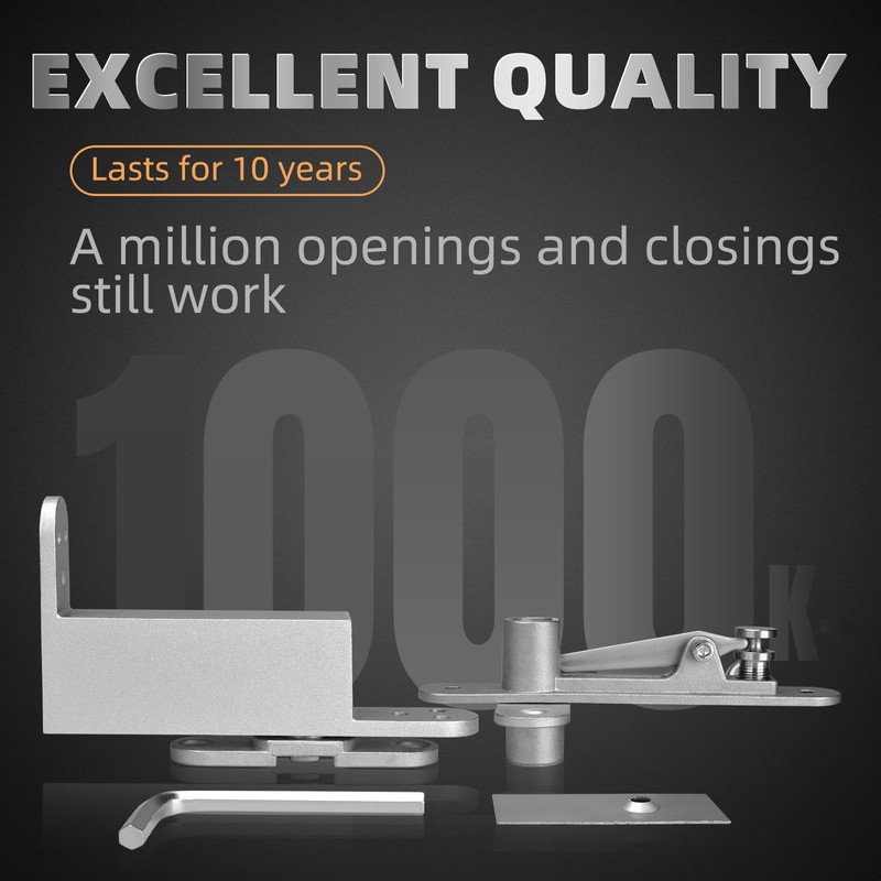 Self Closing Pivot Door Hinge, Heavy Duty Hidden Hinge for