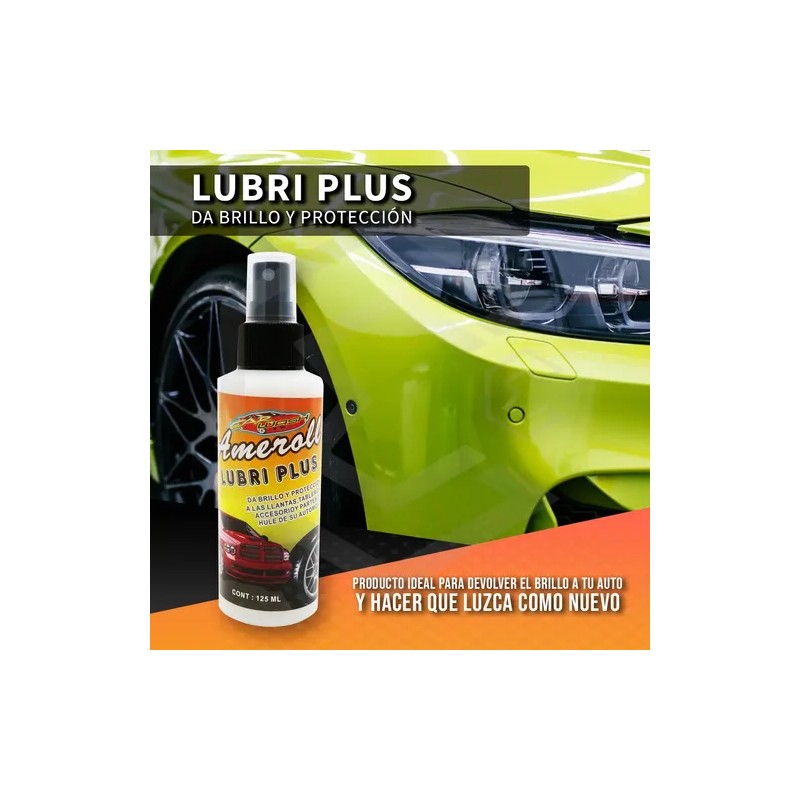 Abrillantador Multiuso Carwash AM-102 Llantas Tablero Hule 125ml