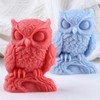 GLITZXFH Owl Silicone Candle Molds Animal Resin Casting Mold for