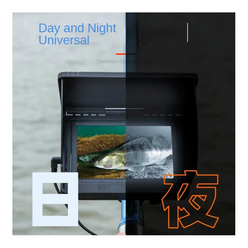 Split-Screen Live Streaming Fish Finder, Connect Wirelessly to Your Mobile