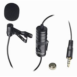 Camcorder External Microphone Compatible with Sony DCR-DVD201 Camcorder External Microphone Vidpro XM-L Wired Lavalier Microphone - 20' Audio Cable - Transducer Type: Electret Condenser