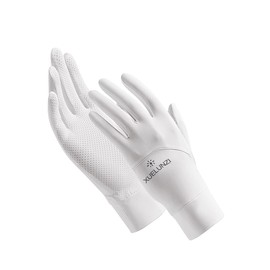 [Emekon] Summer UV Protection Women's Gloves UV Protection Ladies Gloves (UV Protection, Contact Cooling Sensation, Smartphone Operation), UV Protection, Rough Hands, Moisturizing Care, Thin,