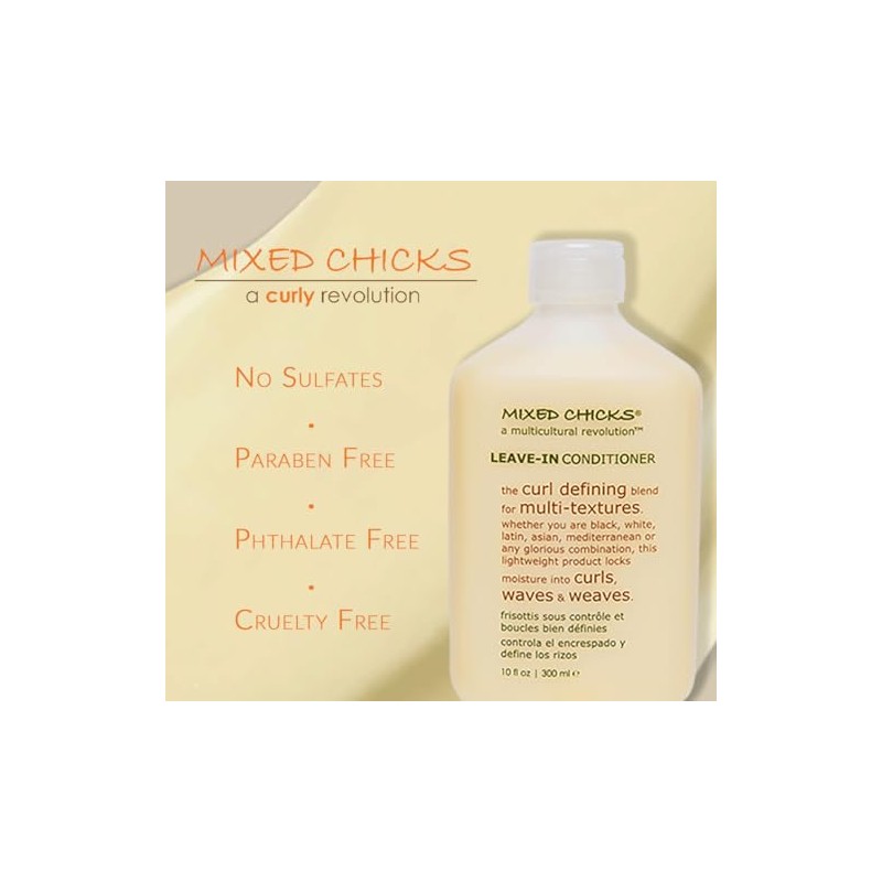 Mixed Chicks Leave-In Conditioner for Unisex Conditioner 10 oz