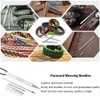 Bracelets Parachute Cord Knitting Needles Spike Kit Aluminum DIY Weaving
