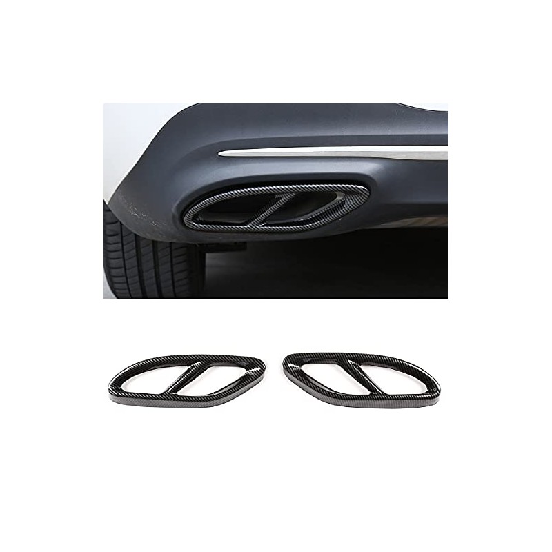 Stainless Steel Pipe Throat Exhaust Outlets Rear Frame Cover Trim