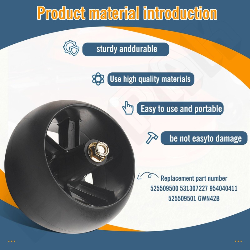 42" Deck 525509501 532181040 Wheel Gauge Kit for Husqvarna AYP