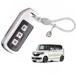 Key Cover Key Holder Fit For Honda N Series Honda New NBOX Key Case N-VAN JJ1/JJ2 N-WGN NONE N-BOX Custom JF1-JF4 Key Cover N-BOX SLASH Slash JF1/JF2 Nacalikeey Key Case (White)