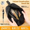 3 Pcs Carpenter Pencils with Retractable Holder, Mechanical Pencils Set