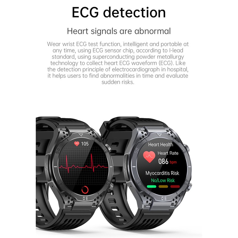 Smartwatch 1.43 Inch AMOLED BT Talk Water Resistant Built in