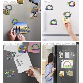 CoTa Global Sea Turtle Coral Reef Refrigerator Magnets Set of 4 - Assorted Color Novelty Ocean Life Fridge Door Magnets, Cute Resin Magnets, Home Decor & Cool Office Underwater Nautical Decor - 4 Pack