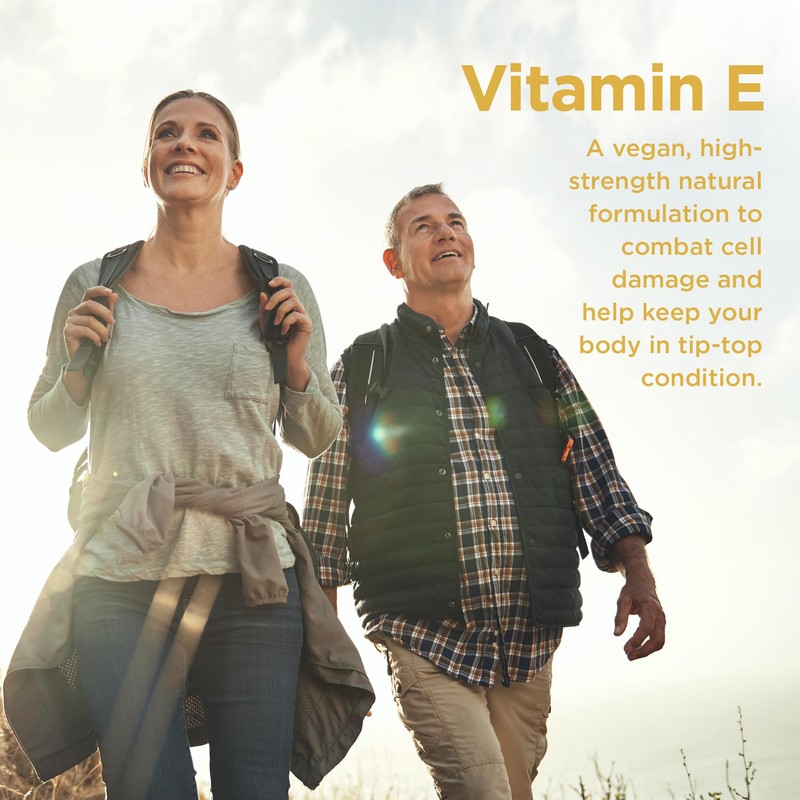 Healthspan Vitamin E 400iu | High Strength Formula to Combat
