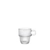 Bormioli Rocco Barshine 3 oz. Stackable Espresso Coffee Glasses, Clear,