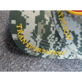 US Army Transportation Military Green Digital Camo Baseball Cap Side Emblem Hat