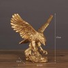 Hosoncovy Eagle Figurine Ornament Resin Eagle Sculpture Eagle Statue Eagle