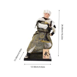 Kisangel Japanese Samurai Doll Decoration Traditional Figure Lightweight and Home Decor for Japanese Themed Parties and Celebrations