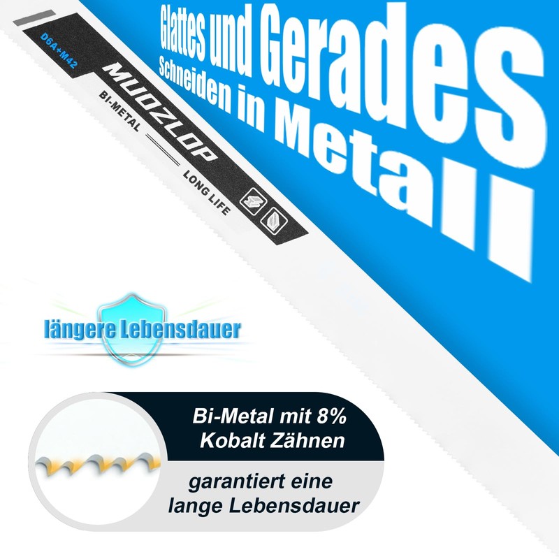 MUOZLOP 10 Pack 225 mm Reciprocating Saw Blades Set, 14